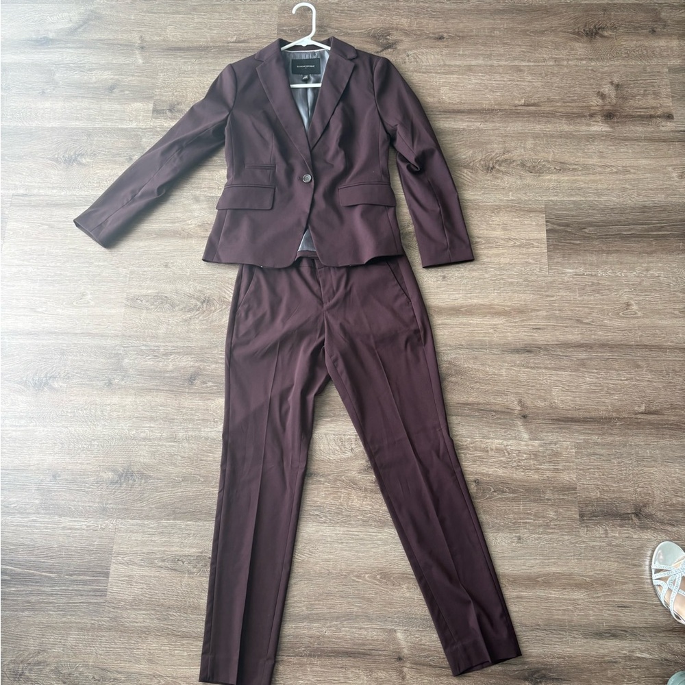 Banana Republic Burgundy Blazer and Dress Pants